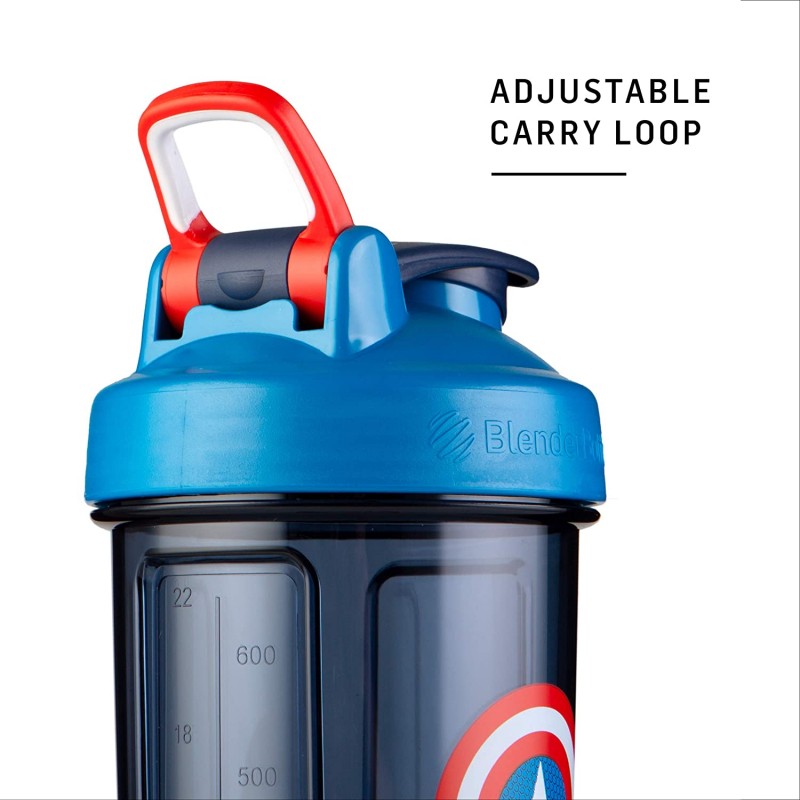 Blender Bottle Pro 28 - Marvel® 820 ml - Captain America foto